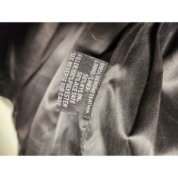 INTERSTATE LEATHER Womens LARGE Lined Biker Motorcycle Jacket Heavy Moto - Picture 14 of 15